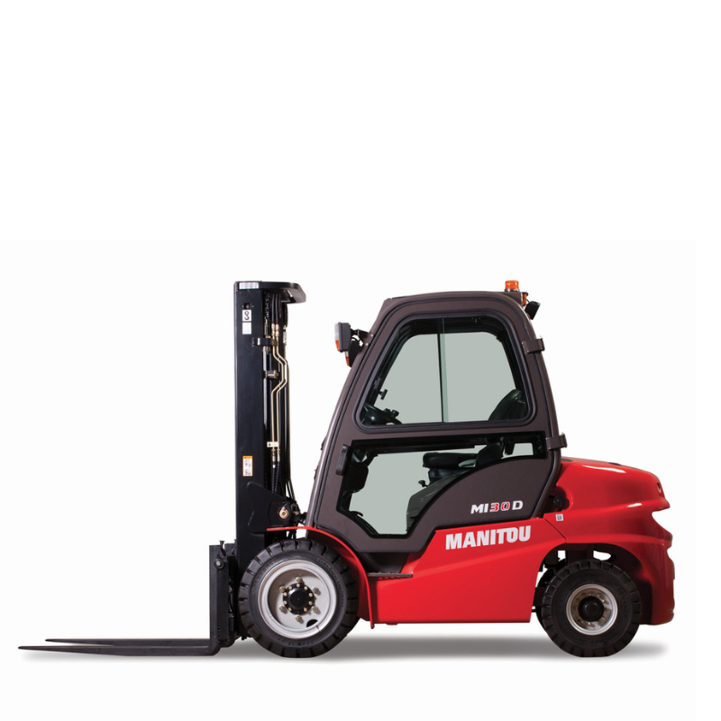 manitou 30 quintali carrello elevatore visto lateralmente